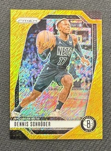 2024-25 Panini Prizm DENNIS SCHRODER #218 FOTL Gold Shimmer /10 reti - Foto 1 di 2