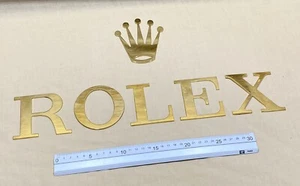 ROLEX Display Letters Crown Bronze Daytona Submariner Explorer Sea-Dweller OEM / - Picture 1 of 7
