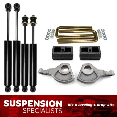 3" Front 1.5" Rear Leveling Lift Kit For 1997-2004 Dodge Dakota 4X4 w/ Shocks - Изображение 1 из 4