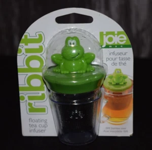 Joie ribbit Frog Floating Stainless Steel Loose Leaf Tea Cup Infuser NEW IN PACK - Picture 1 of 5