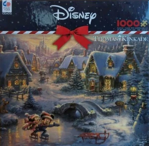 Ceaco Disney Mickey's Victorian Christmas 1000 pc Jigsaw Puzzle - 332844 Sealed  - Picture 1 of 4