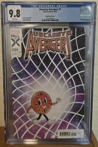 Uncanny Avengers #1 CGC 9.8 Cvr F Jones Miss Minute Marvel Comics Erstdruck NM+ - Bild 1 von 3
