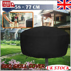 30” Waterproof Patio Fire Pit Cover Round Dustproof Grill BBQ Cover Outdoor Yard