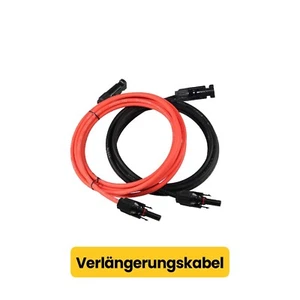 2 x 3 Meter Verlängerungskabel 4mm² mit MC4 Solarstecker - Bild 1 von 1