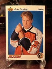 1991-92 Upper Deck Hockey PETER FORSBERG Flyers RC 64