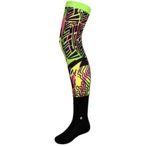 Ethika Boys Moto Socks Motocross Knee Brace - SCENARIO GREEN BLACK - Picture 1 of 3