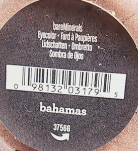 bareMinerals Eye Shadow - Bahamas - 0.57g - NEW - Picture 1 of 2