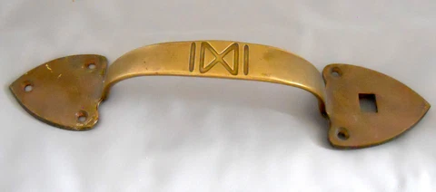 Large Brass Pull Handle Cover