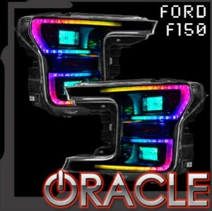 Oracle Dynamic ColorSHIFT Headlight DRL & Turn Signals For 2018-2020 Ford F-150 - Picture 1 of 6