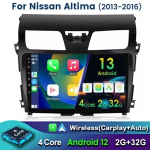 For 2013-2018 Nissan Altima CarPlay Car Radio Android 13 GPS Stereo SWC BT 32GB - Foto 1 di 14