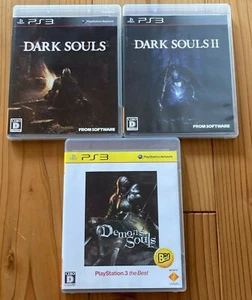 PS3 / Dark Soul /Dark Soul 2/Demons Souls TheBest / 3 Sets /Japan w/Tracking # - Picture 1 of 4