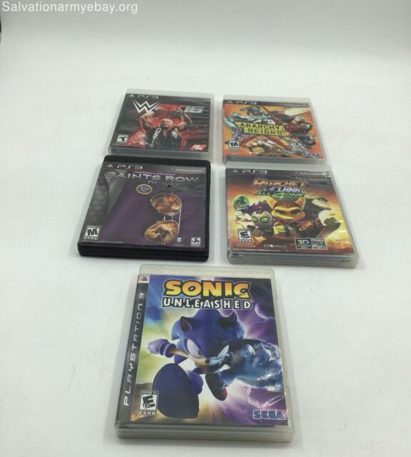 Sonic Unleashed para ps3 em mídia digital