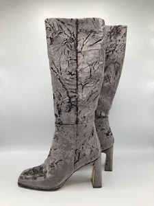 Sam Edelman ISSABEL Women's Size 9.5 Velvet Square Toe Tall Boots New w/o box - Picture 1 of 10