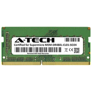 Micron 8GB DDR4 PC4-19200S Supermicro MEM-DR480L-CL01-SO24 Equivalent Memory RAM - Picture 1 of 3