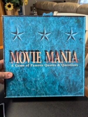 MOVIE MANIA The Trivia Game Of Famous Movie Quotes Questions 100% COMPLETE 1993 - Image 1 of 4