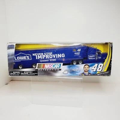 Jimmie Johnson #48 Lowes 2012 Hauler Nascar authentics Diecast Hendrick trailer  - Image 1 of 4