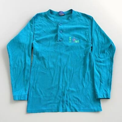 Camisa Ocean Pacific Para Hombres S Henley Surf Skate Ropa de Calle Años 80 90 OP De Colección Foto 1 de 4