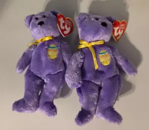 Eggs III Ty Teenie Beanie Babys 2002 Basket Beanies Kollektion Stil 3525 5,25 Zoll - Bild 1 von 4