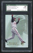 2000 SP Authentic Ken Griffey Jr. #PP5 Premier Performers Reds SGC 8 ZT1229