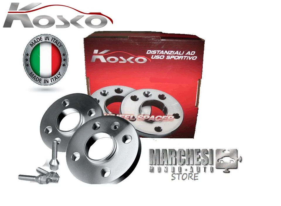 KIT 4 DISTANZIALI RUOTA 16 MM. FORD FOCUS II III IV C-MAX MONDEO CON COLONNETTE - Immagine 1 di 1
