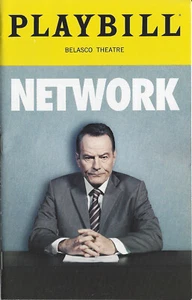 2019 Playbill NETWORK Bryan Cranston Tatiana Maslany Tony Goldwyn - Picture 1 of 2