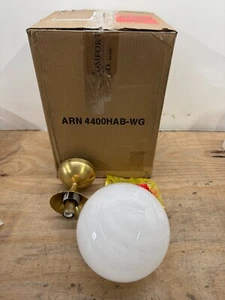 Visual Comfort ARN 4400HAB-WG Cristol Single Flush Mount by AERIN *READ* - Picture 1 of 8
