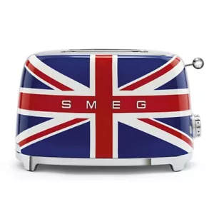 New SMEG Toaster Union Jack Genuine 19.8Dx32.5Wx19.5H Retro Design 100V JP FS m - Picture 1 of 4