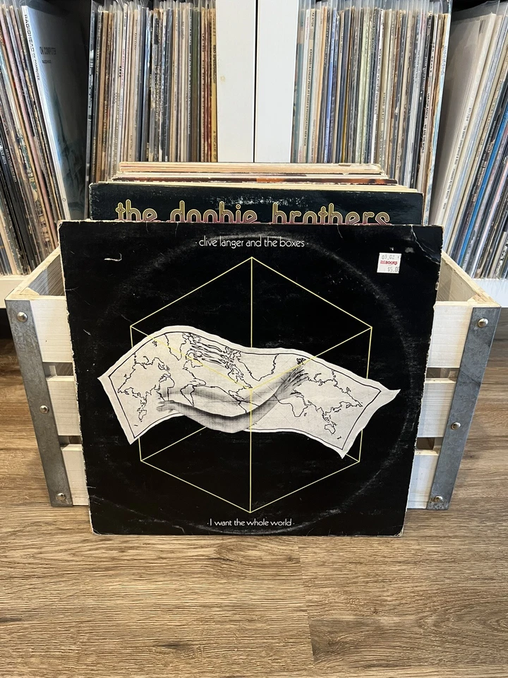 Clive Langer And The Boxes- I Want The Whole World- Vinyl Record EP UK Press - Image 1 of 4