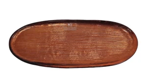 Schale Mitteltisch oval BOMBAY IVV orange aus Glas 43x16,5 cm - Bild 1 von 9