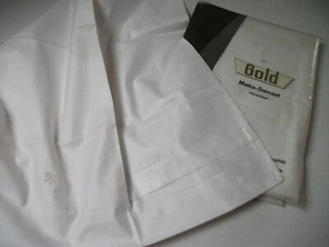 GOLD - Mako DAMAST - 4 tlg. exklusive Bettwäschegarnitur 130x200 NEU - Bild 1 von 4