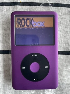 Purple iPod Classic 7th Generation 2TB 3000mAh Battery Rockbox installed - Picture 1 of 3