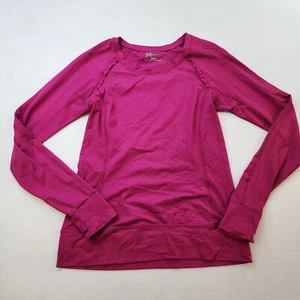 Xersion Top Women Small Pink Long Sleeve Active Performance Running Workout - Picture 1 of 10
