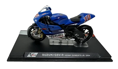 MODELLINO MOTO DIECAST  SUZUKI GSV-R KENNY ROBERTS JR. 2004  1/24 - Immagine 1 di 4