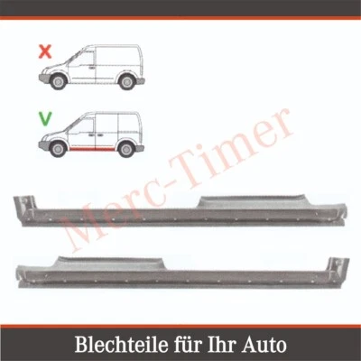 Side Skirts Pair Repair Panel for Ford Transit 2003-2009 Left Right - Image 1 of 4