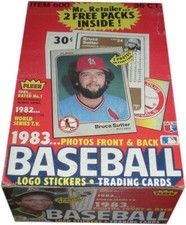 1983 Fleer Baseball Cards (501-660) - Pick The Cards to Complete Your Set