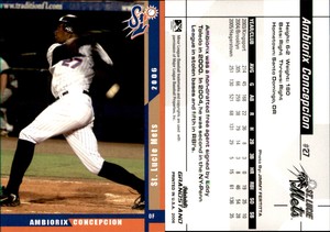 Ambiorix Concepcion 2006 Grandstand St. Lucie Mets #4 RC Card *AutographDen*