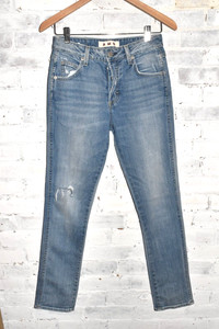 AMO Lover in the Cards Distressed Ripped Skinny Jeans Size 26!