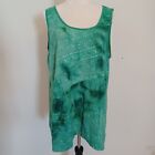 Green Dress Barn Sequined Blouse Tunic Top Size 2X