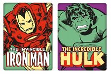 Genuine Marvel Comics Fridge Magnet Gift Retro Spiderman Thor Iron Man Hulk