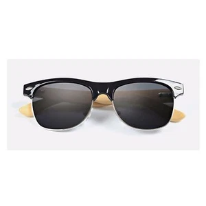 Impresionantes gafas de sol de verano madera de bambú negras playa protección solar conducción invierno - Imagen 1 de 6