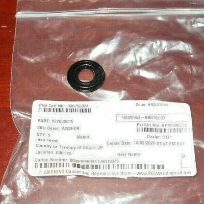 SUZUKI LTZ400 DRZ400 RMZ450, KAWASAKI KFX400 KLX400 VALVE COVER BOLT WASHER  - Image 1 of 4