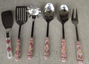 6 utensilios para servir tenedor cuchara espátula aleta tentaciones arándano del viejo mundo - Imagen 1 de 12