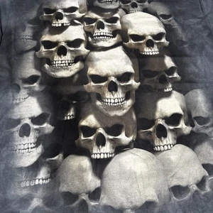 The Mountain Gray Pile of Smiling Skulls by David Penfound Large Goth - Picture 1 of 14