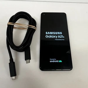 Samsung Mobile Phone Galaxy A21s 6.5" 32GB Blue - Zdjęcie 1 z 2