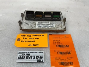 08 JEEP WRANGLER 3.8 AUTO JK ENGINE COMPUTER ECM ECU P05187474AF - Picture 1 of 11
