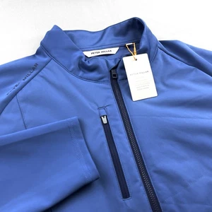 Peter Millar Crown Sport Merge Elite Hybrid Half-Zip Jacket Astral Blue XL $245 - Picture 1 of 8