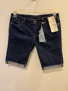 Pantalones cortos de jean para mujer BANANA REPUBLIC 29 R azul - Imagen 1 de 5