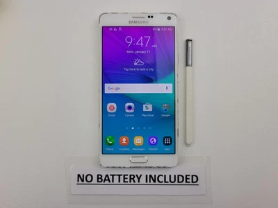 Samsung Galaxy Note 4 (SM-N910P) 32GB - White (Sprint) Smartphone - H3279 - Image 1 of 4