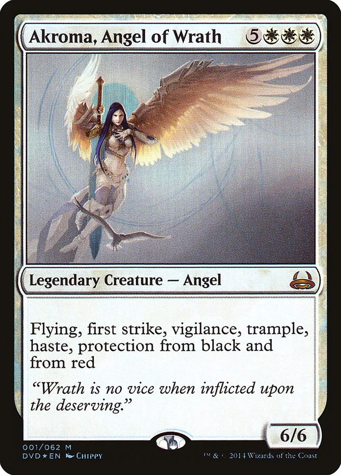 Akroma, Angel of Wrath (Divine vs. Demonic) [Duel Decks Anthology] Foil Near Min - Image 1 of 1