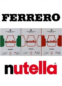 💎💎 5€ Euro Münzen NUTELLA Grün • Weiß • Rot EURO IPZS Silber 2021 💎💎 - Bild 1 von 8
